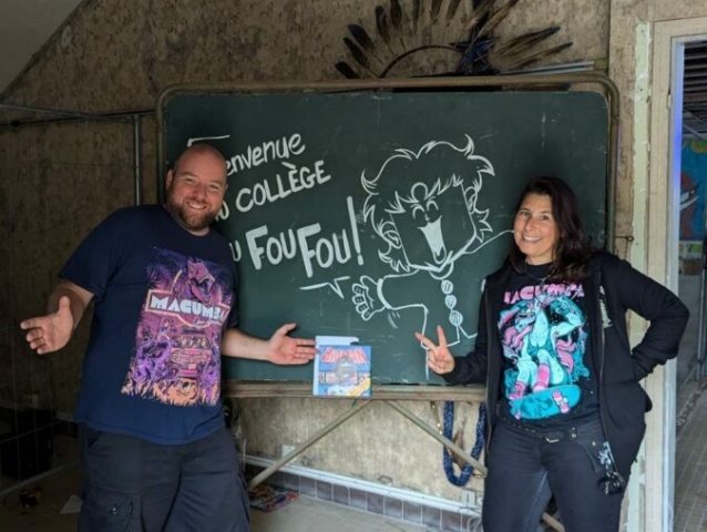 Bernard Minet au collège Fou Fou Fou le 8 septembre 2024